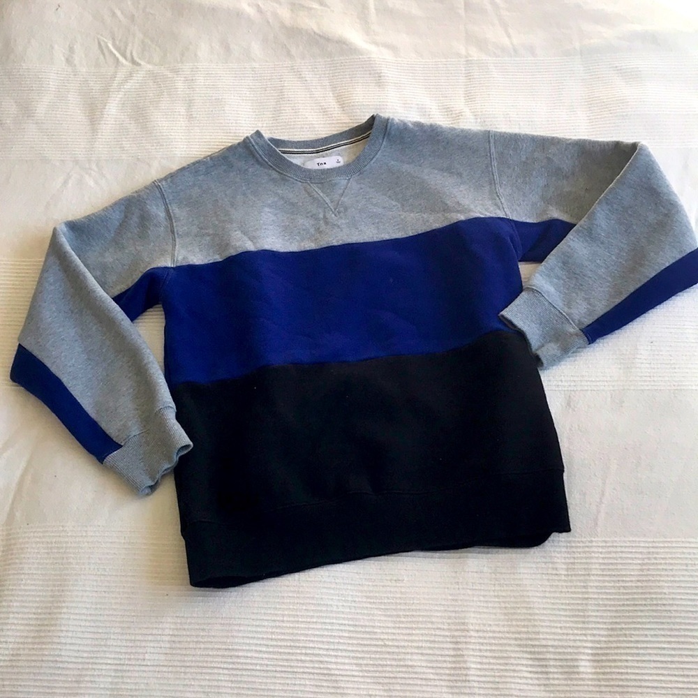 Tna by Aritzia Avalanche Perfect Colorblock Crew